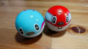 토레탄즈 데구루루 굴러가는 PU 볼 2개 세트 하야부사 군 코마치 짱