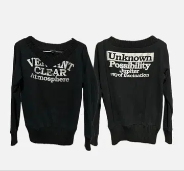 헤이세이 y2k 니트 맨투맨