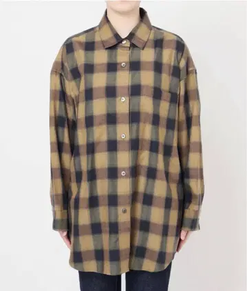 새상품 이번 시즌 저널 레사주 셔츠 체크 셔츠 체크 블라우스