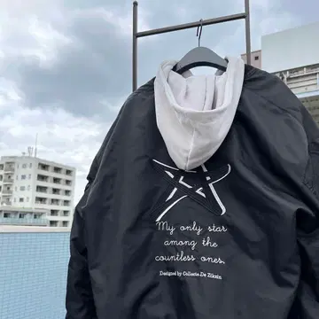 장근석 MA-1 자켓 블랙 프리