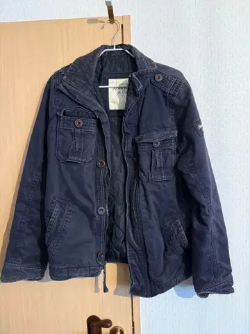 Abercrombie & Fitch 네이비 밀리터리 자켓