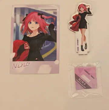 5등분의 신부 나카노 니노 폴라로이드풍 카드 & 미니 아크릴 스탠드 세트