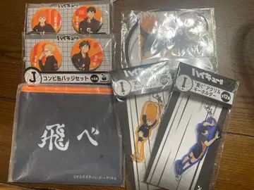 하이큐!! 캔뱃지 아크릴 키링 세트