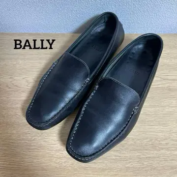 새상품급 발리 로퍼 천연 가죽 이탈리아제 36 블랙 23cm