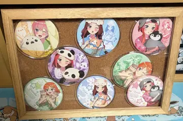 5등분의 신부 캔뱃지 묶음 판매 이치카 니노 미쿠 요츠바 이츠키 8개