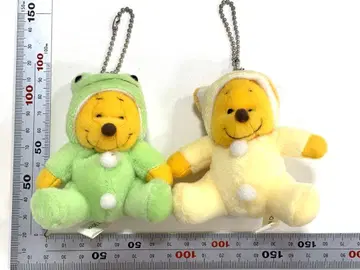 곰돌이 푸 인형옷 봉제 인형 2체 세트