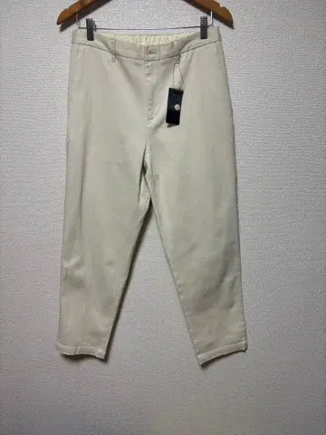 URBAN RESEARCH DOORS 테이퍼드 치노 트라우저 아이보리