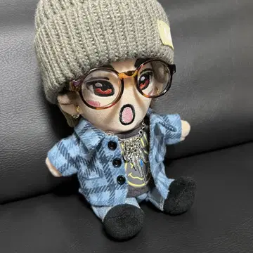 하피누이, 치비누이용 플란넬 셔츠 (블루 체크)