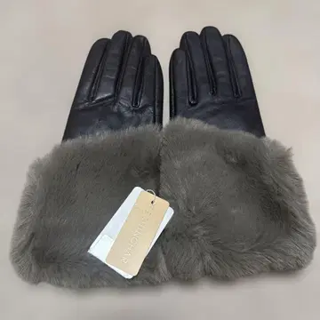 새상품 미사용 PECHINCHAR 페신샤 가죽 퍼 장갑