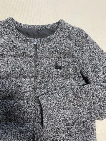 LACOSTE 그레이 다운 자켓 36