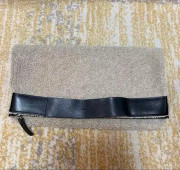가을/겨울 뷰티풀피플 복슬복슬 클러치백 블랙 가죽 그레이지
