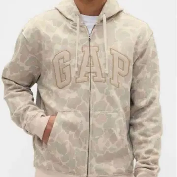 [ 레어 ] GAP 카모플라쥬 집업 후드티 S