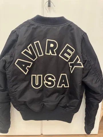 AVIREX MA-1 플라이트 자켓 블랙
