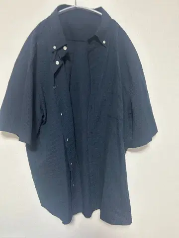 시어서커 반팔 셔츠