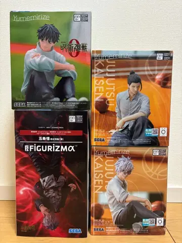 [ 미개봉 새상품 ] 주술회전 피규어 세트 4체 Yumemirize