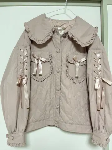 Secret Honey 블랙 퀼팅 자켓