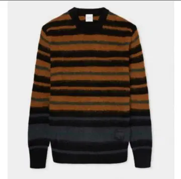21AW Paul Smith 프레피 스트라이프 크루넥 니트