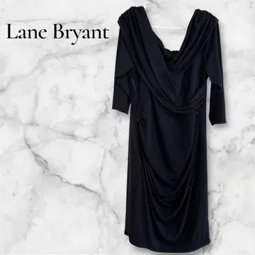 인기 Lane Bryant 드레이프 디자인 원피스 가로에 지퍼 포함