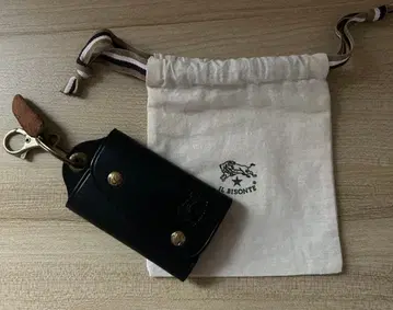 IL BISONTE 일비종떼 가죽 키케이스 블랙