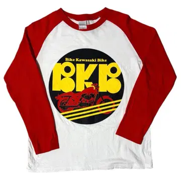 BKB 바이크 카와사키 바이크 T셔츠 S 요시모토 흥업