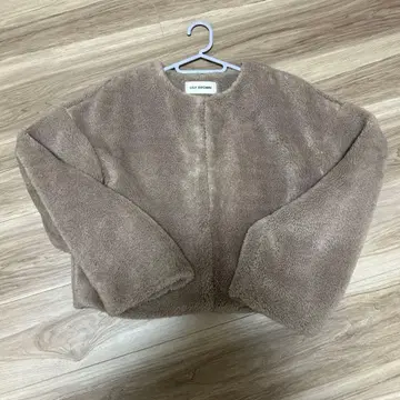 플리스 자켓 브라운