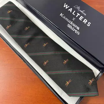 가마쿠라 셔츠 별주 STEPHEN WALTERS사 모티브 아카이브 넥타이