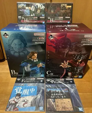 제일복권 킹덤 B상 등 C상 왕전 피규어 2체 세트 미개봉 새상품 외