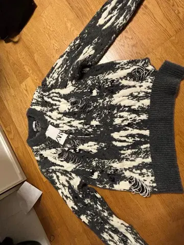 zara 데미지 니트 새상품