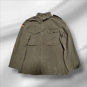 독일군 실물 90s 필드 셔츠 그린 7호