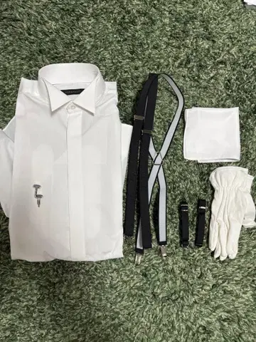 윙카라 셔츠 스탠딩 칼라 포멀 잡화 6점