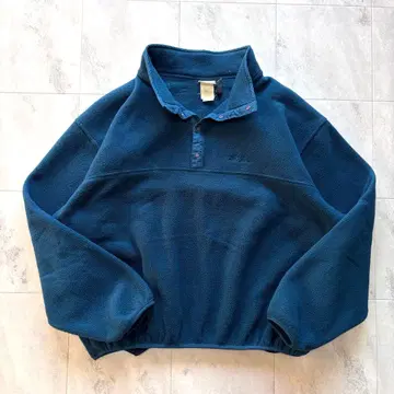 [ 레어 컬러 ] L.L.BEAN 풀오버 플리스 자켓 XL USA제