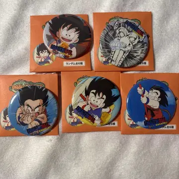 드래곤볼 무인 캔뱃지 5종
