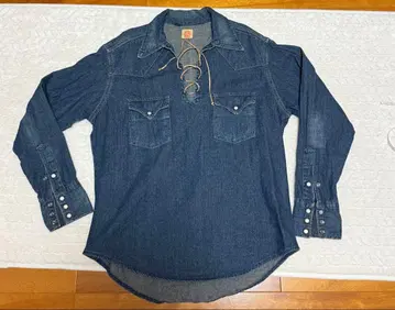 90s BLUE WAY UNION MADE 데님 셔츠