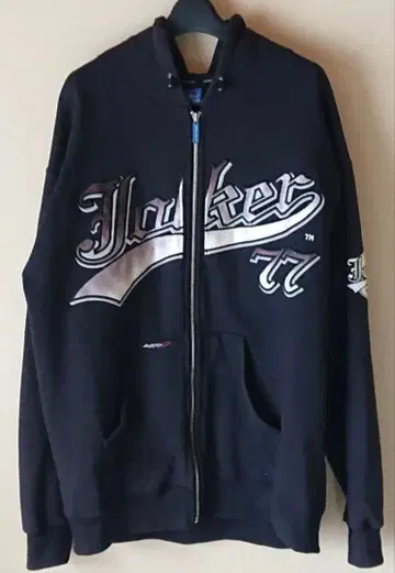 Joker 77 후드티 블랙 00s hiphop 힙합 Y2K