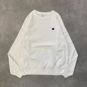 챔피온 리버스 위브 맨투맨 구제 의류 눈 있음 화이트 XL 11902