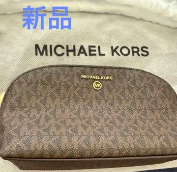 MICHAEL KORS 브라운 모노그램 파우치 수납 가방 포함 기프트용