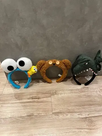 USJ 캐릭터 머리띠 3종 세트
