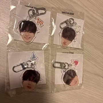 TREASURE 재혁 캡슐 토이 가챠가챠 얼굴 아크링 키링 희로애락