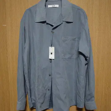 [ 미사용 새상품 ] [ JUNRED ] 나일론 스웨이드 셔츠