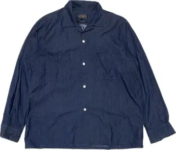 새상품급 BEAMS PLUS (jb) 일본제 오픈 카라 와이드 셔츠