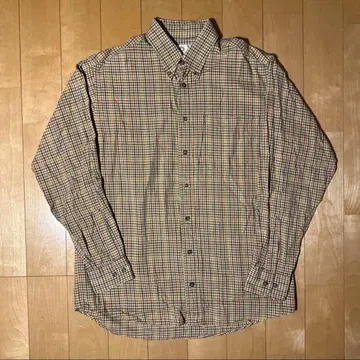 [ 캐나다제 ] Viyella 코튼 울 체크 셔츠 M 플란넬 셔츠