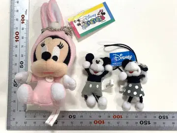 디즈니 캐릭터 미키마우스 미니 마우스 봉제 인형 키링