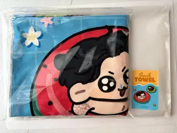 목쿠님 국특기 럭드 비치 타월 국 mokku님