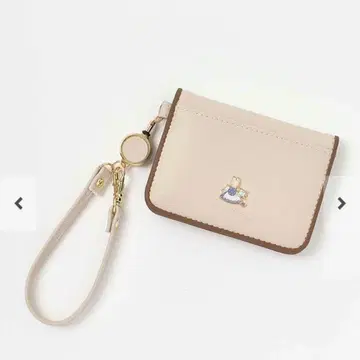 마롱 크림 패스 케이스 블루블루에