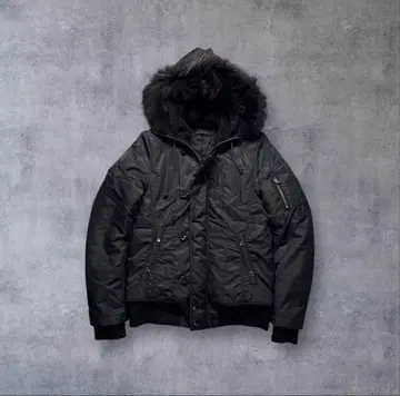 블랙 MA-1 플라이트 자켓