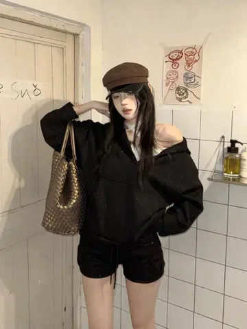 andwang Kirakira v넥 후디 (S)