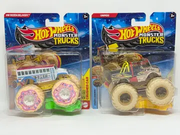 몬스터 트럭 더즌 딜리버리 벤츠 유니목 2대 세트