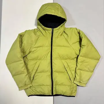 유니클로 퍼프 다운 자켓 퍼프 테크 후드티 그린 네쥬 다운
