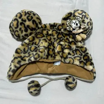 새상품급 레어 헤이세이 미니 레오파드 무늬 표범 무늬 팬캡