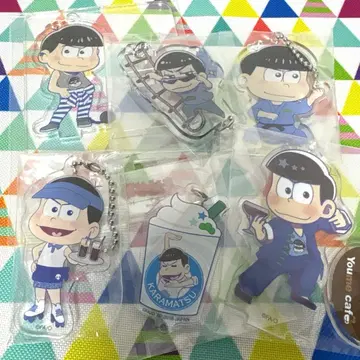 오소마츠 6쌍둥이 카라마츠 아크릴 키링 6개 세트